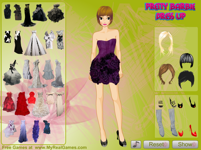 Pretty Barbie Dress Up