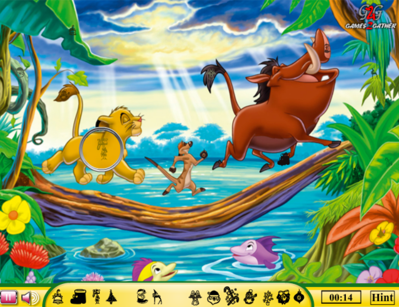 Hidden Objects The Lion King