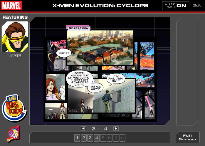 X-Men Evolution: Cyclops Comic