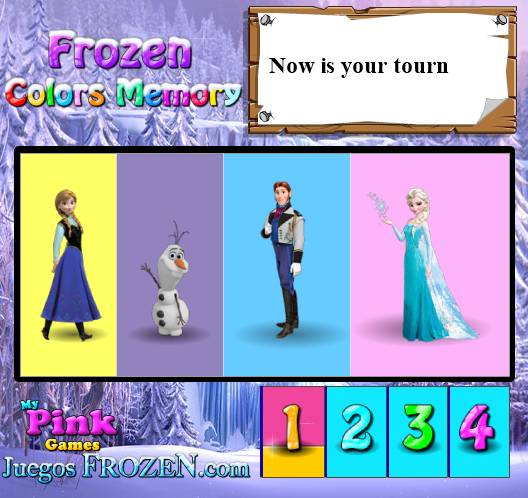 Frozen Colors Memory