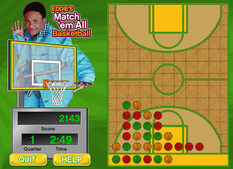 Eddie's Match 'em All Basketball