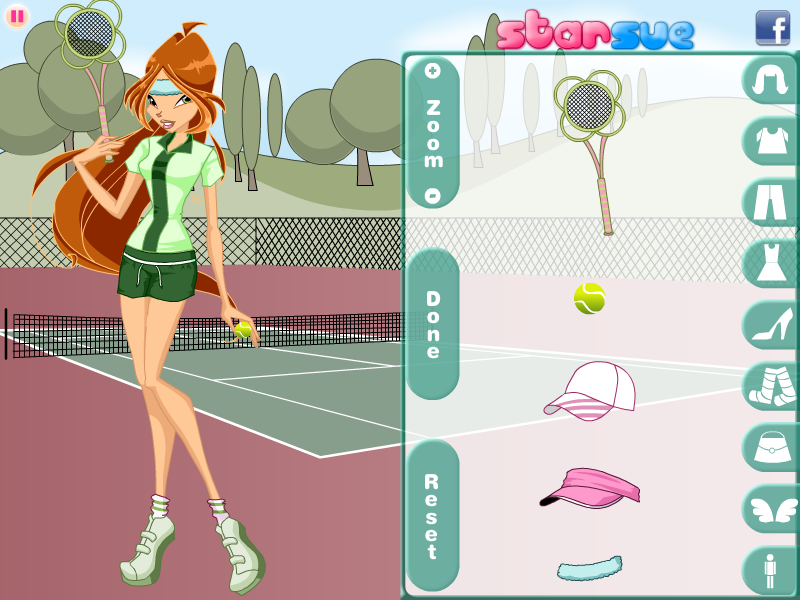 Flora and Tennis Dress Up