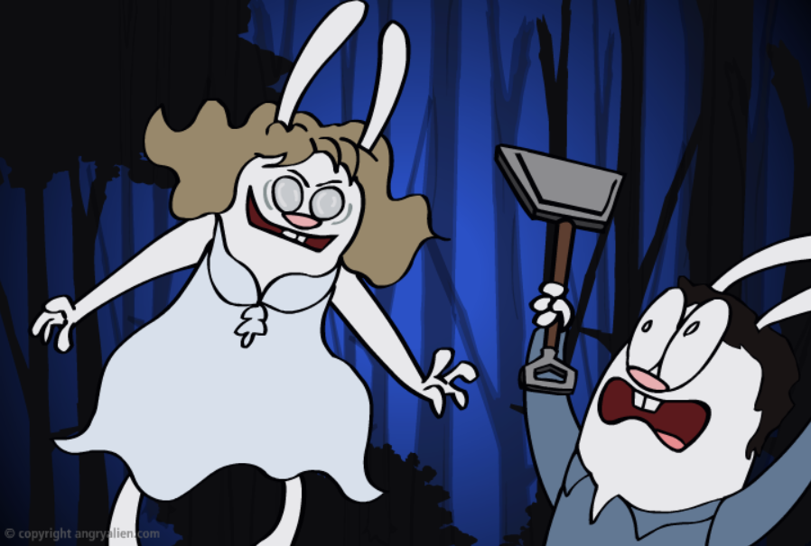 Evil Dead II In 30 Seconds (And Re-Enacted By Bunnies)