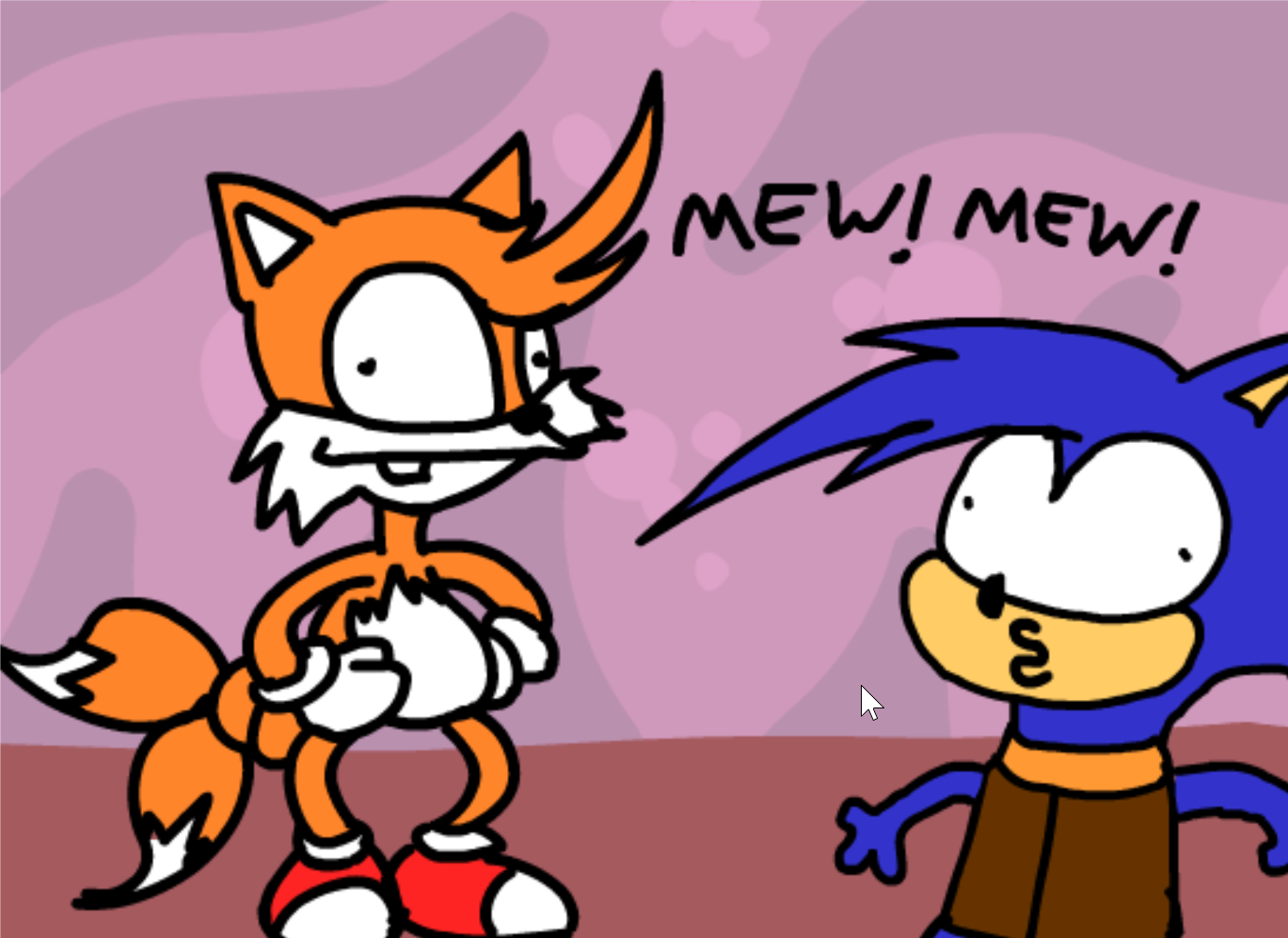 Nitro Tails and Sonic