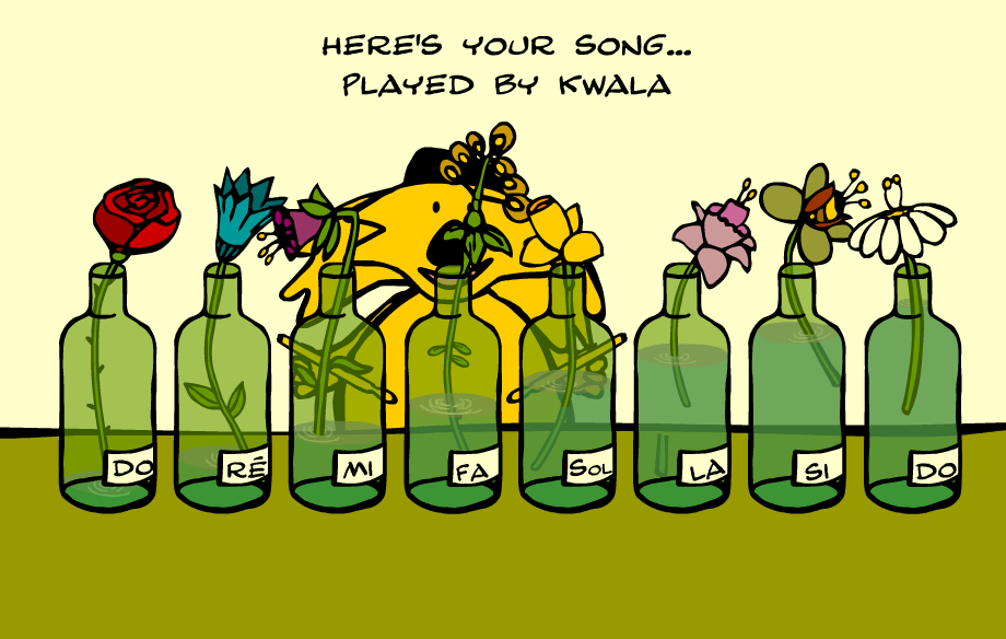 Invent a Tune on the Bottles