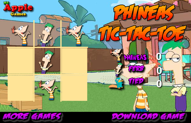 Phineas Tic-Tac-Toe