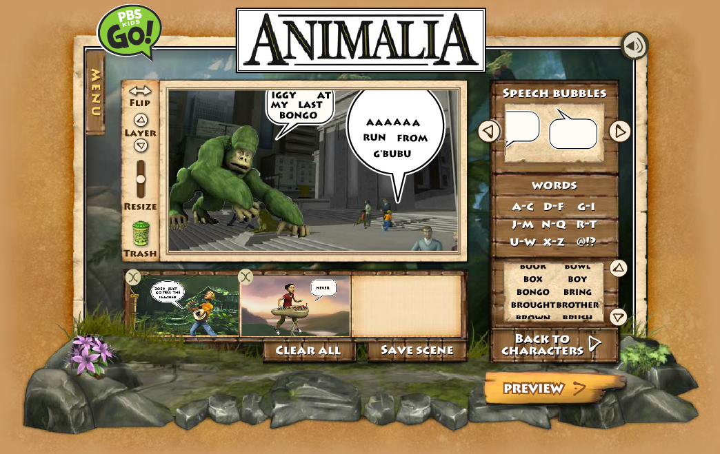 Animalia Interactive Microsite