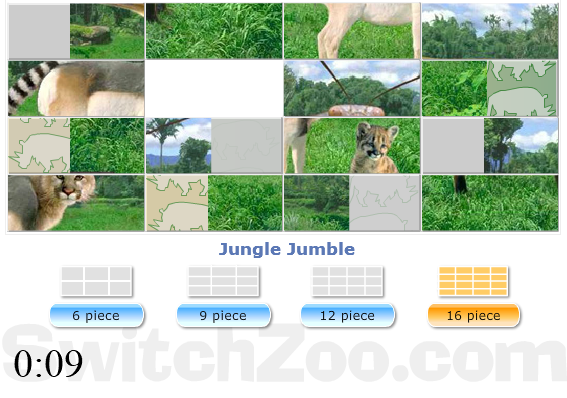 Jungle Jumble (Sliding Puzzle)