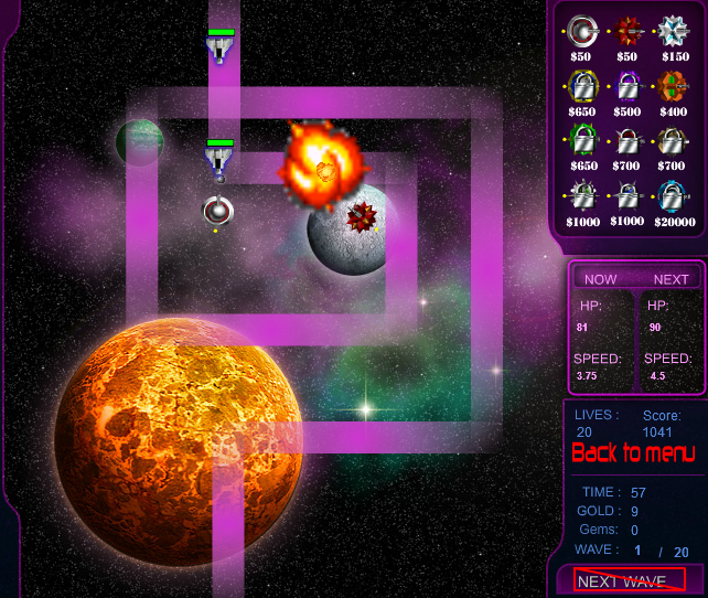 Space Invasion Tower Defense 2