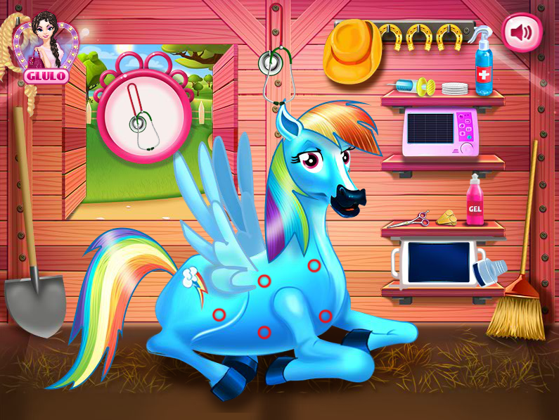 Rainbow Dash Pony And The Newborn Baby