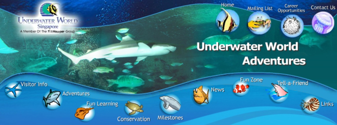 Underwater World Singapore Adventures Banner