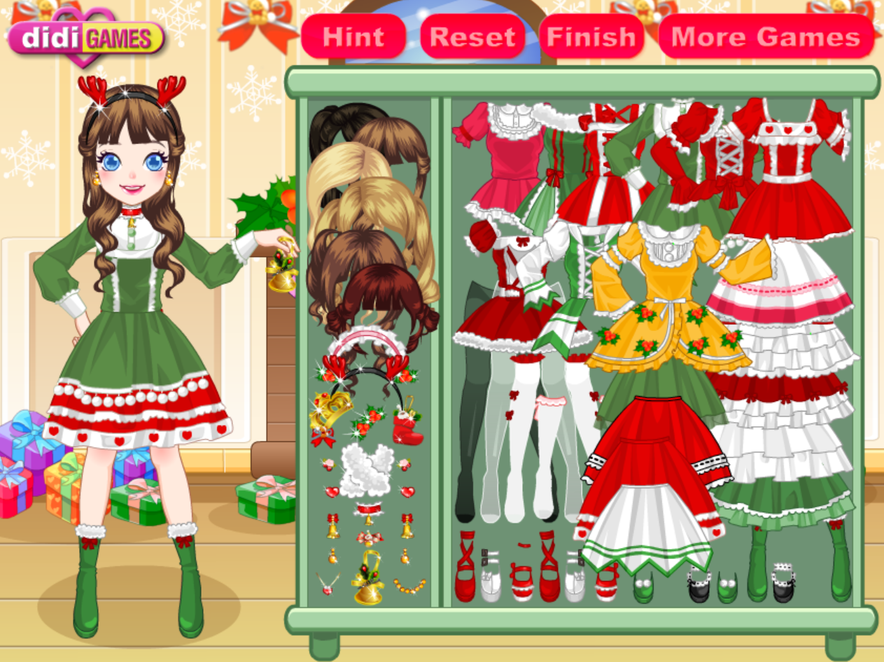 Christmas Lolita Dress Up Game