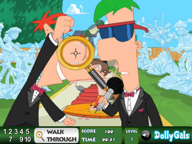 Phineas and Ferb Spot the Numbers