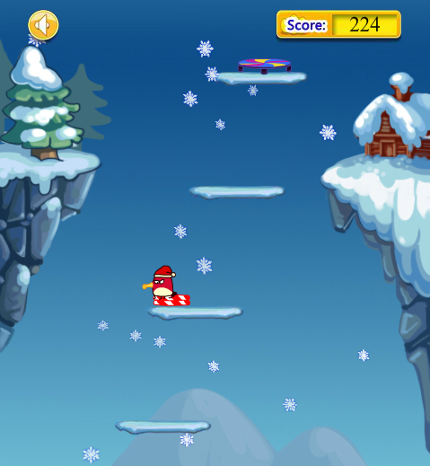 Jump! Angry Birds Christmas Edition