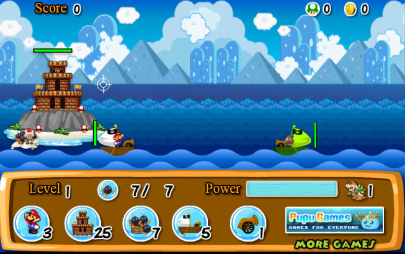 Mario Sea War