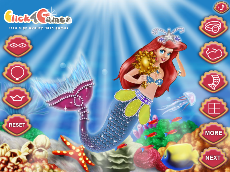 Ariel Mermaid Dress Up