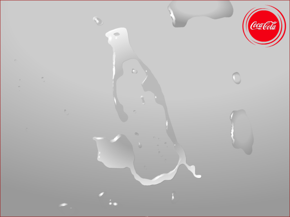 Coca-Cola Liquid Art Screensaver