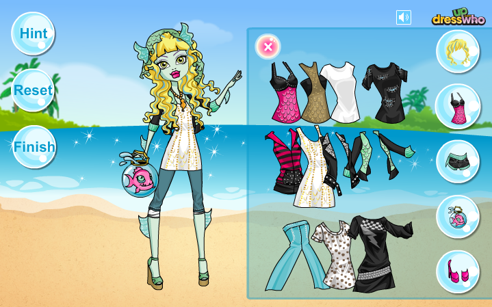 Lagoona Blue Dress Up Game
