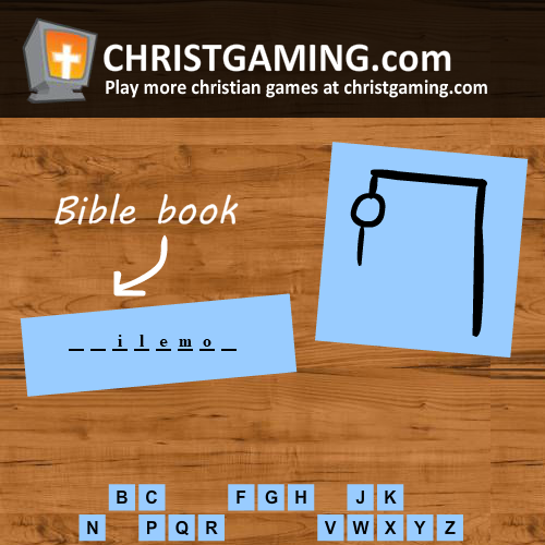 Bible Book Hangman