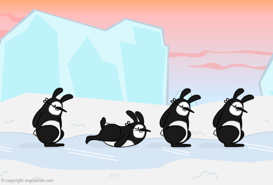 March of the Penguins in 30 Seconds (and Re-Enacted by Bunnies)