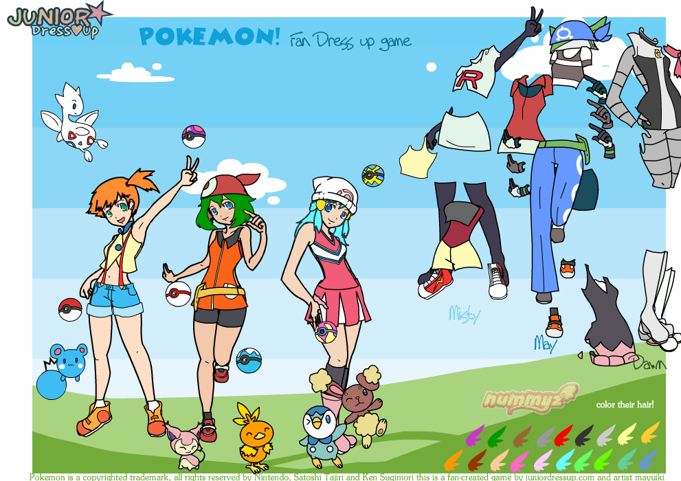 Pokemon! Fan Dress Up Game