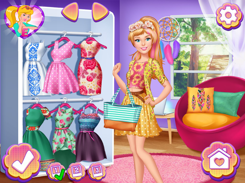 Barbie In Love With Fashion: Summer Patterns