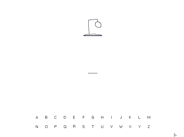 Ridiculously Short Hangman