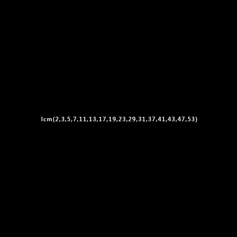 lcm(2,3,5,7,11,13,17,19,23,29,31,37,41,43,47,53)