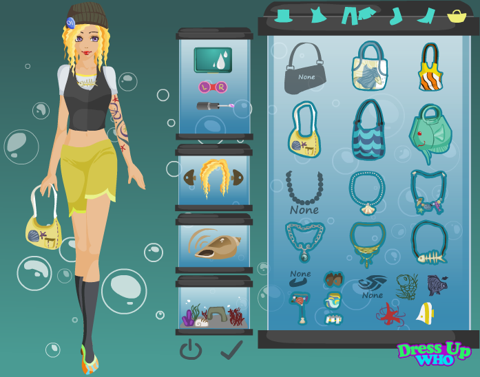 Aquarium Dress Up Game