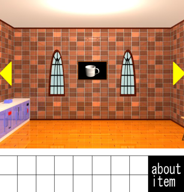 カラフルなドアの部屋からの脱出