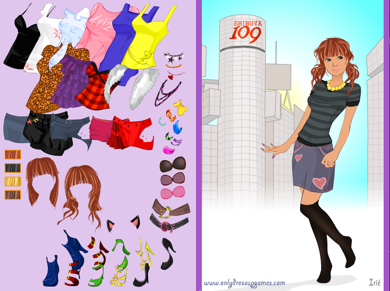 Ganguro DRESS UP GAME