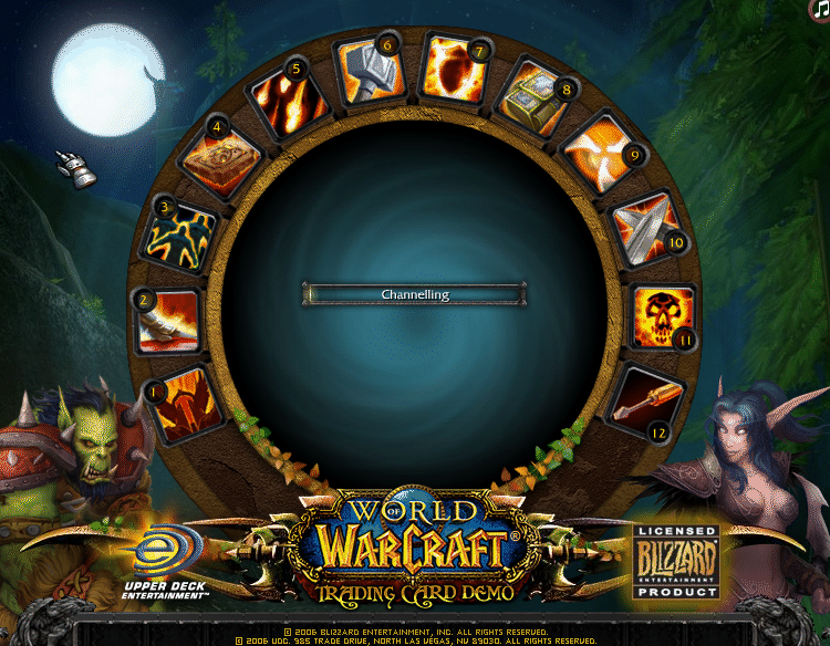 World of Warcraft Trading Card Demo