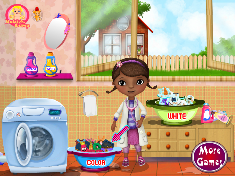 McStuffins Washing Clothes