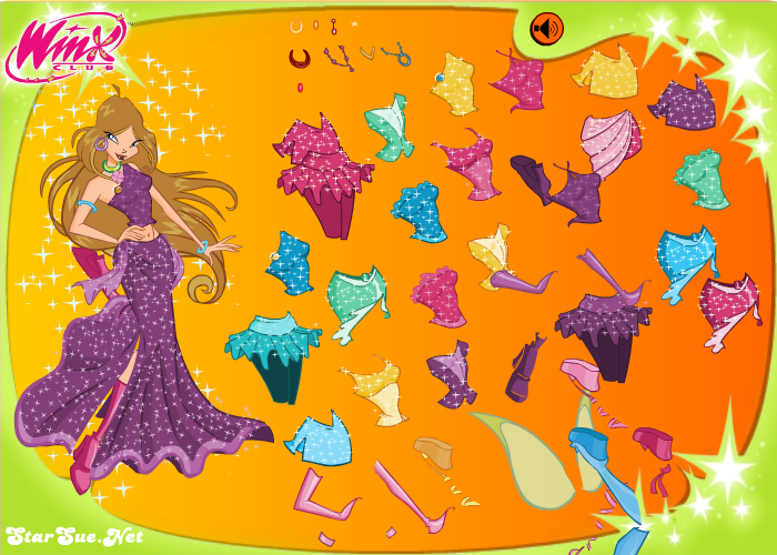 Flora Magic DressUp - Flora Sihirli Giysiler