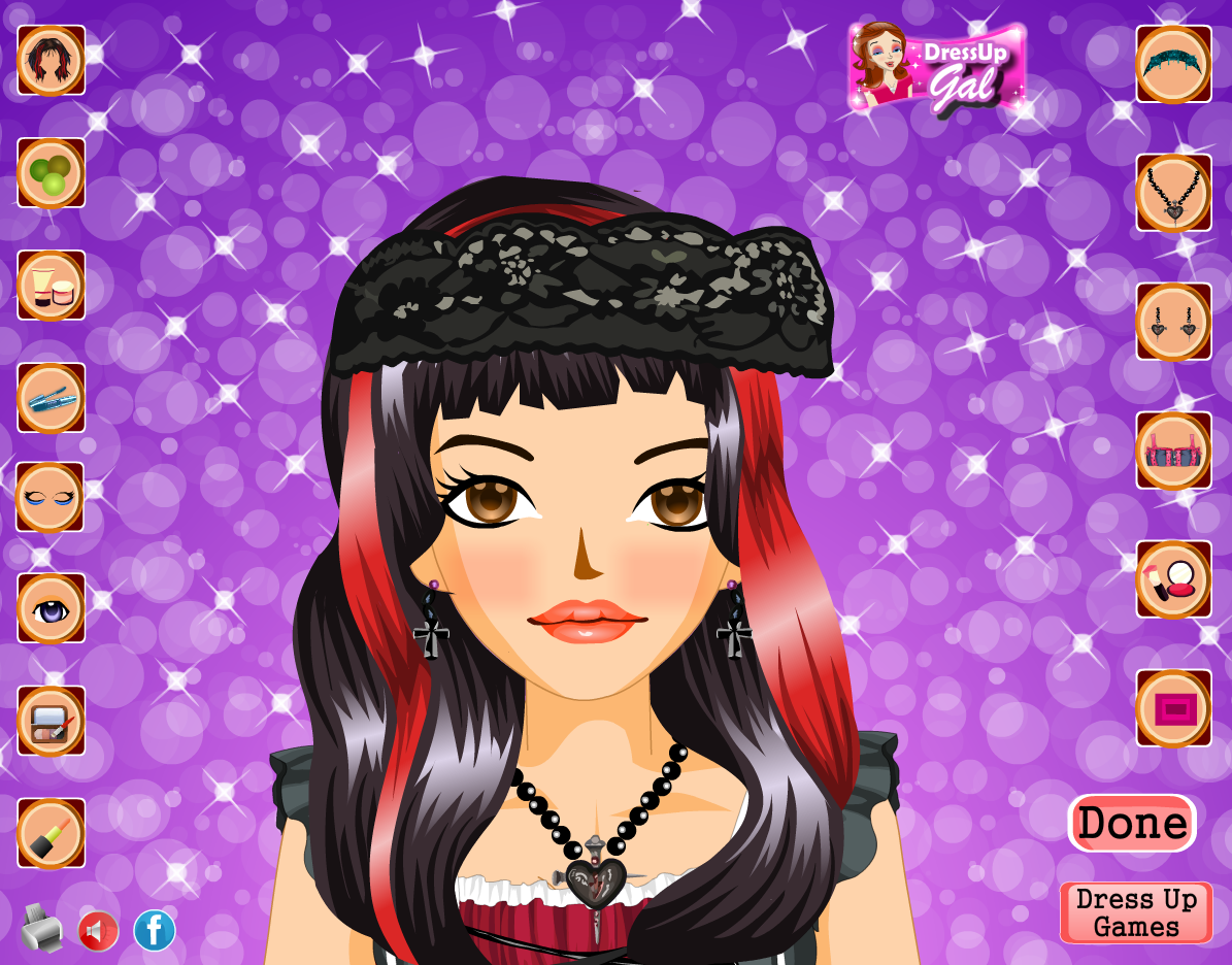 Party Goth Girl Make Up