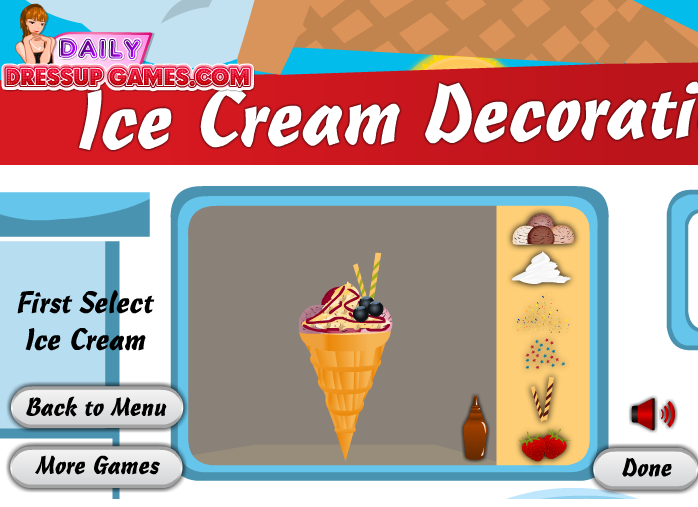 Ice Cream Decoration