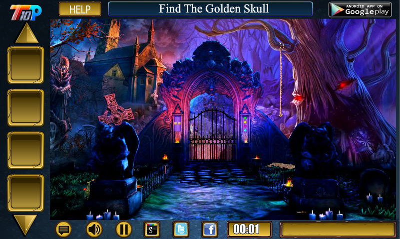 Find The Golden Skull