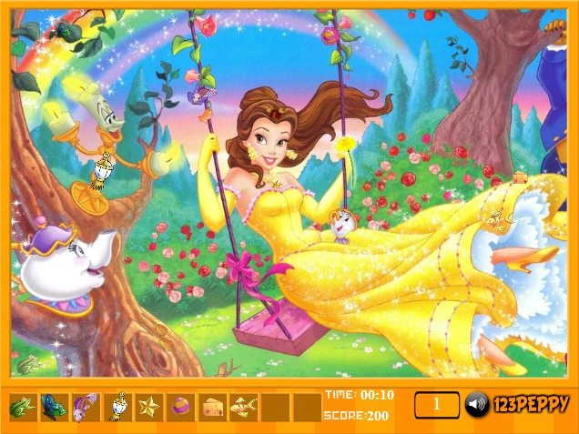 Beauty and the Beast Hidden Objects