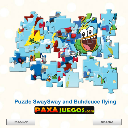 Puzzle SwaySway and Buhdeuce flying