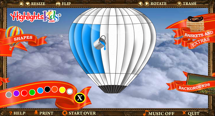 Design Your Own Hot Air Balloon