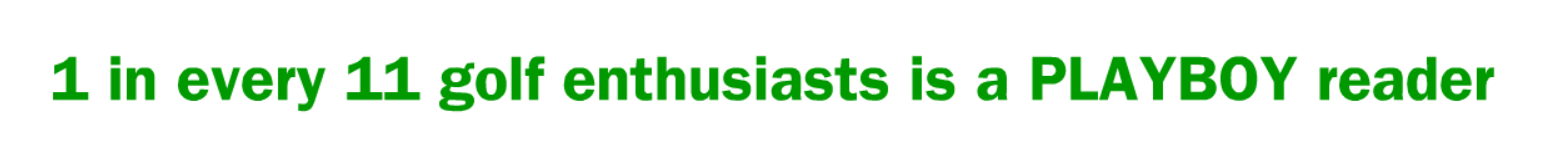 Playboy Scramble Sponsorship Ad