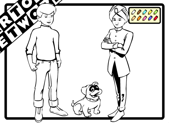 Cartoon Network Coloring: Jonny Quest