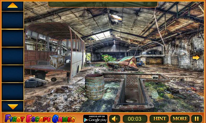 Dilapidated Workshop Escape