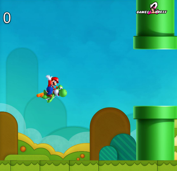 Mario and Yoshy Flappy Adventures