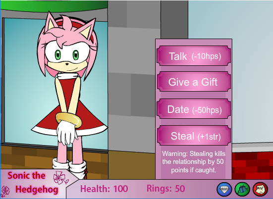 Sonic Dating Sim RPG