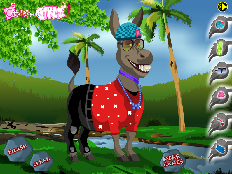 Cute Donkey Dressup