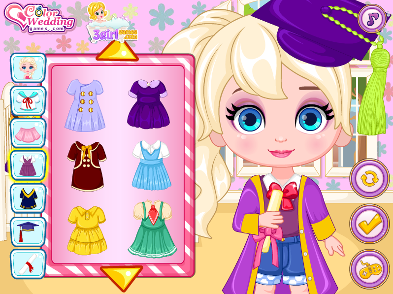 Baby Elsa Graduation Photoshoot