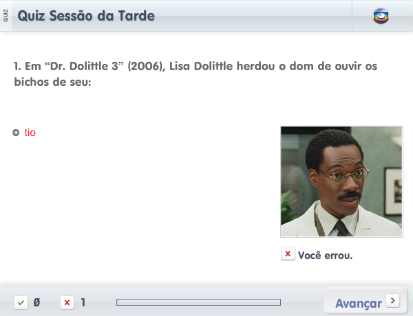 Quiz Sessão da Tarde (2012-05-23)