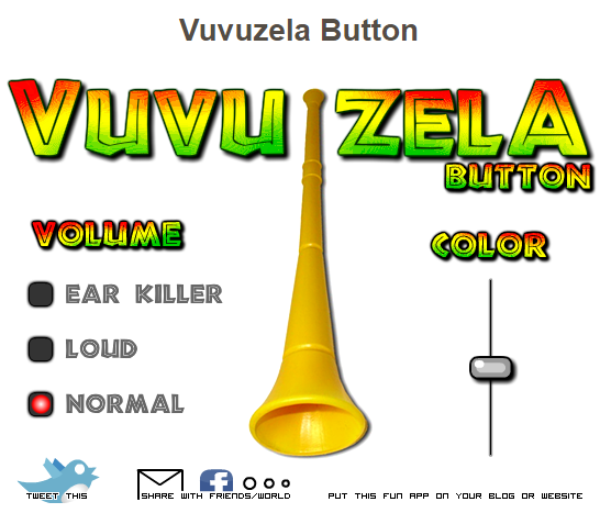 Vuvuzela Button