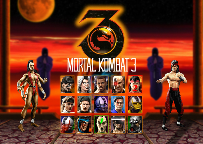 MK3 - Official Render Character Select Simulation